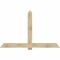 Ekena Millwork Eugene Rough Sawn Timber Gable Bracket, Douglas Fir, 84"W x 53"H x 6"D x 6"F, 15/12 Pitch GBW084X53X0606EUG00RDF - alternate 1